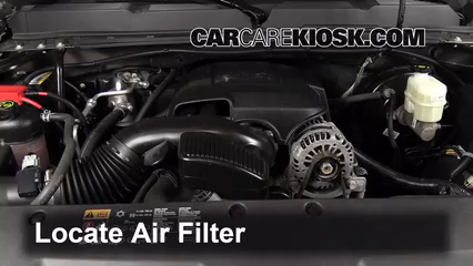 2013 Chevrolet Silverado 1500 LT 5.3L V8 FlexFuel Crew Cab Pickup Air Filter (Engine) Check